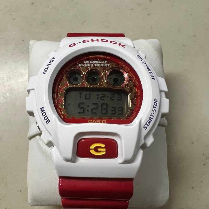 Casio G-shock Dw-6900sc Crazy Colors Red Star Mens Wristwatch Japanese Quartz