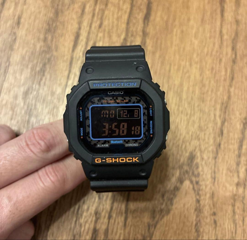 Casio G-shock Digital Wristwatch Black Japanese Vintage Shock Resistant Mens