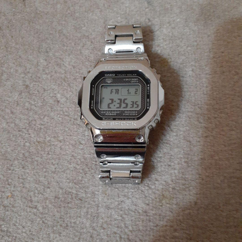 Casio G-shock Gmw-b5000 Full Metal Solar Bluetooth Mens Wristwatch Japanese
