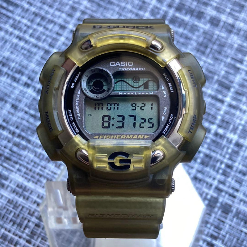 Casio G-shock Dw-8600 Fisherman Digital Wristwatch Japanese Vintage Quartz