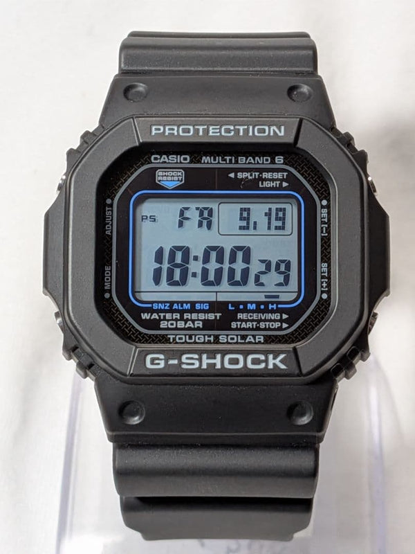 G-shock Gw-m5610u-1cjf Japanese Digital Watch Solar Radio Mens Wristwatch