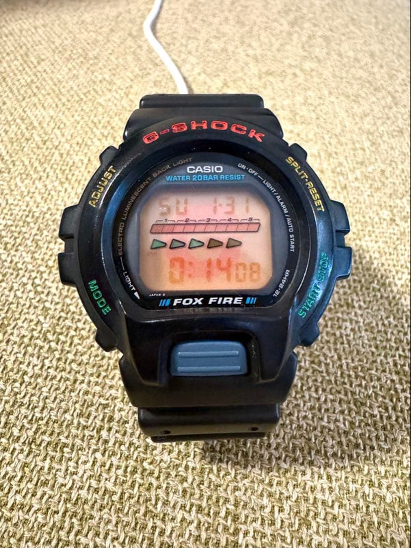 Casio G-shock Dw-6695 Fox Fire Iii Az Vintage Japanese Digital Wristwatch