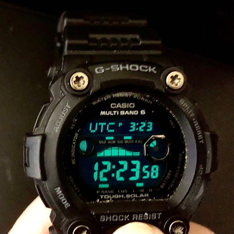 G-shock Gw-7900b Multi Band6 Black Solar Atomic Wristwatch Japanese Digital
