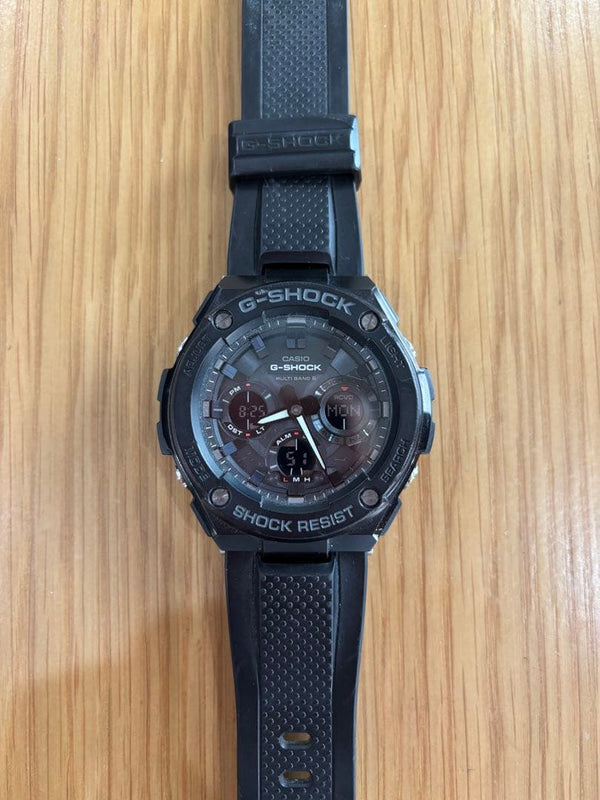 G-shock Gst-w100g Black Radio Solar Mens Wristwatch Japanese Vintage