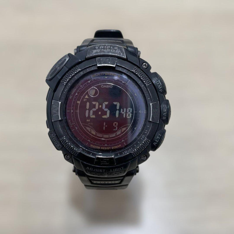 Casio Protrek Touch Solar Digital Wristwatch Black Mens Japanese Outdoor Sport