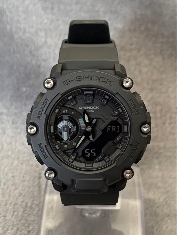 Casio G-shock Ga-2200bb-1ajf Japanese Mens Wristwatch Vintage Black Resin Shock