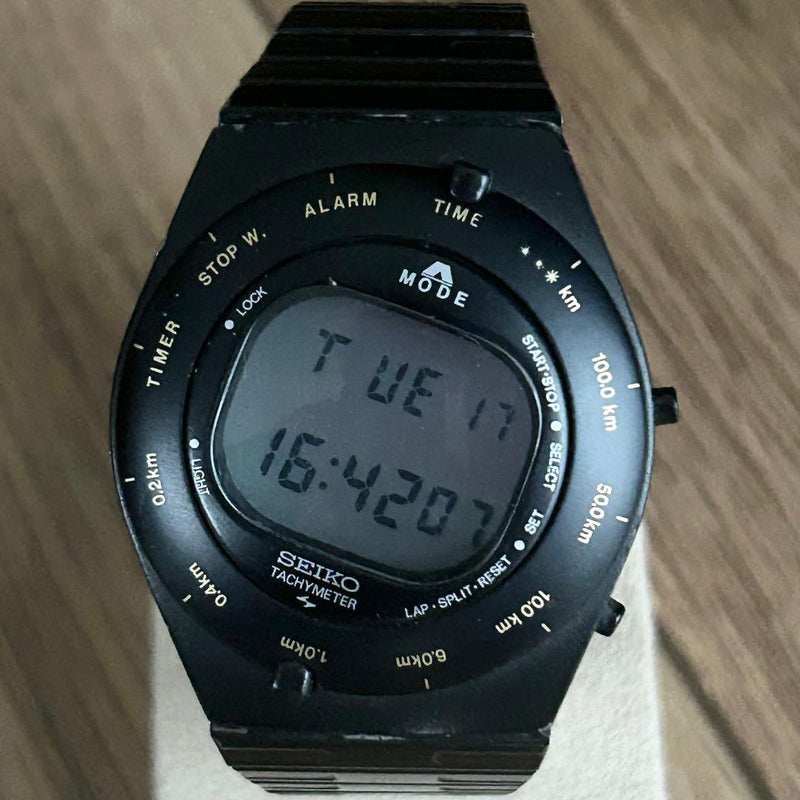 Seiko Giugiaro Design Speedmaster Vintage Mens Wristwatch Japanese Quartz