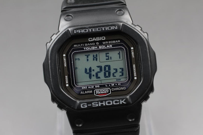Working Casio G-shock Gw-5000 Radio Solar Mens Wristwatch Japanese Vintage
