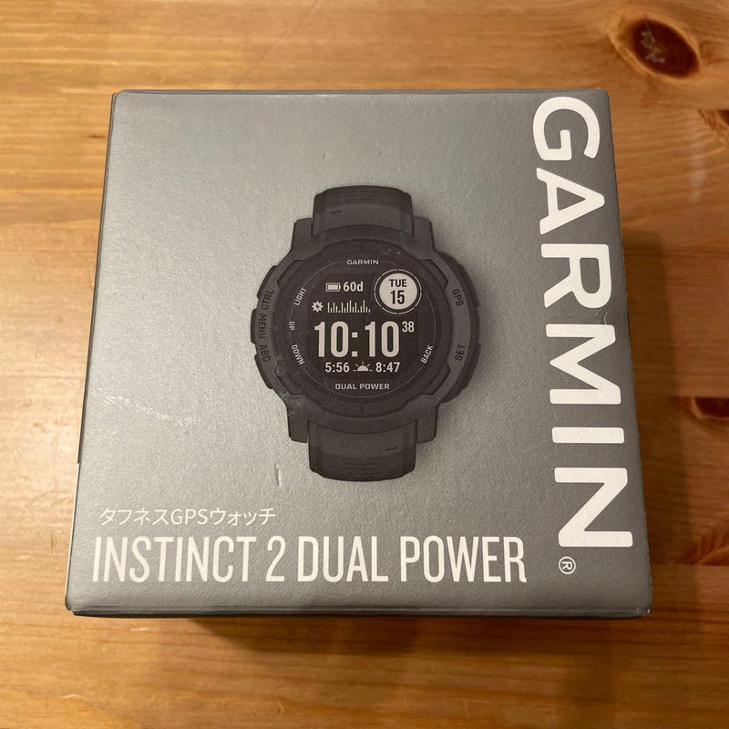 Garmin Instinct 2 Dual Power Black Solar Gps Smartwatch Japanese Outdoor Sports