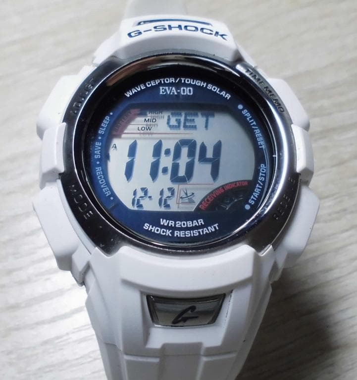 Casio G-shock Gw-300 Evangelion Rei Ayanami Radio Solar Watch Japanese