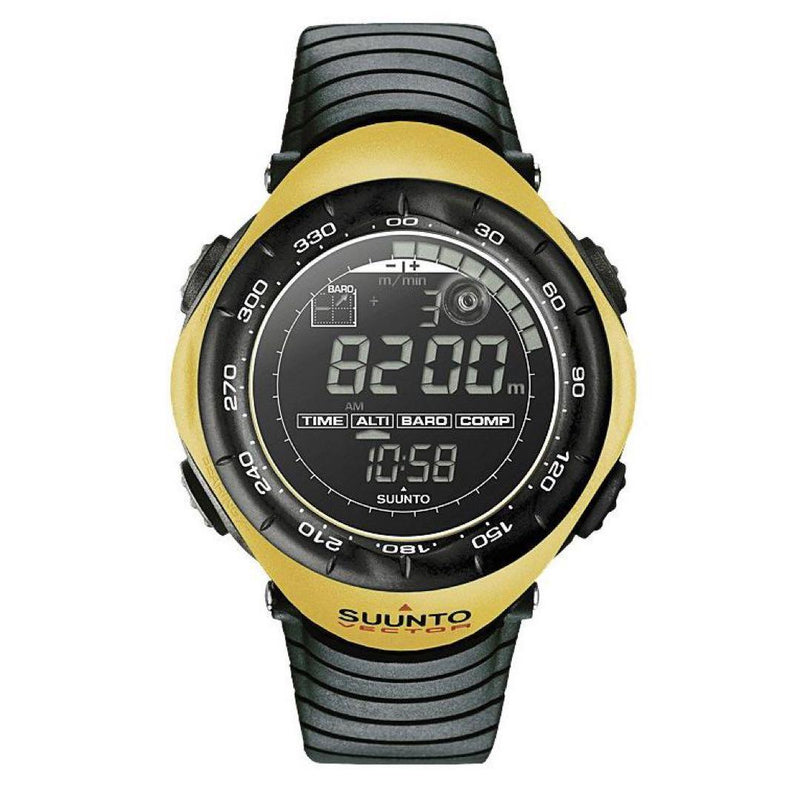 Suunto Vector Yellow Regatta Wristwatch Japanese Vintage Digital Outdoor Sports