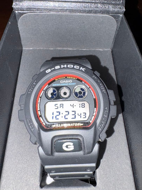 G-shock Dw-6900 Black Digital Mens Wristwatch Japanese Vintage Quartz Casual