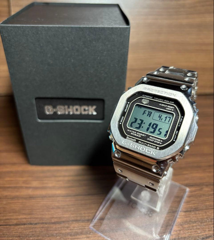 G-shock Gmw-b5000d-1jf Full Metal Mens Wristwatch Japanese Vintage Stainless