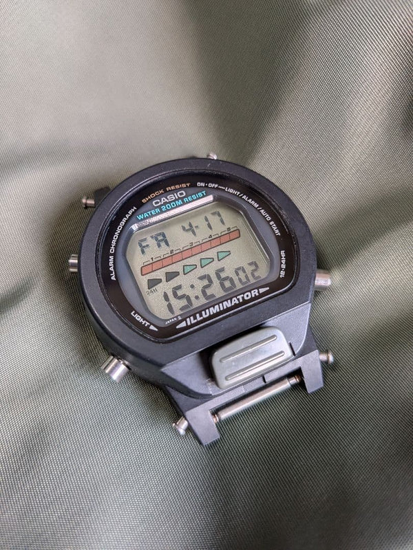 G-shock Dw-6600-1v Vintage Japanese Digital Watch Head Only Collector Item