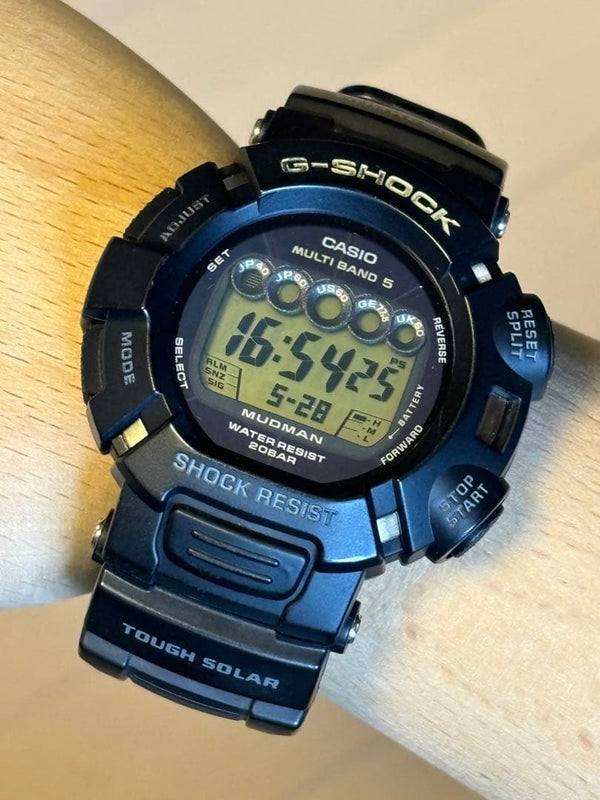 G-shock Gw-9025 Limited Edition Atomic Solar Gold Mudman Mens Wristwatch