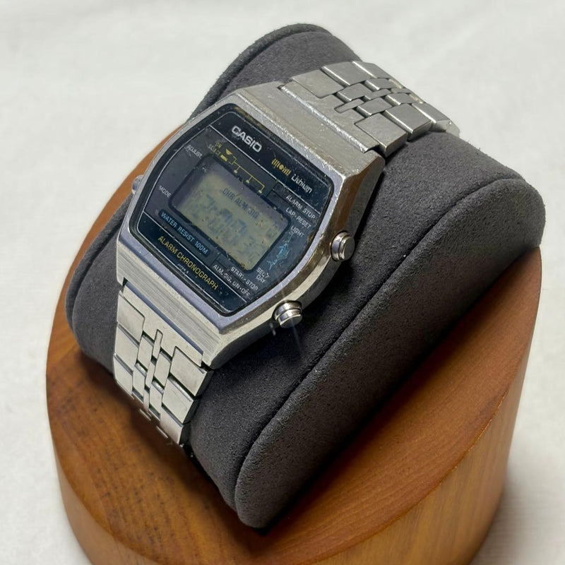 Casio W-250 Marlin Digital Wristwatch Vintage Japanese Quartz Mens Stainless