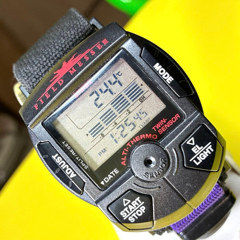Empex Field Gear Altimeter Barometer Thermometer Watch Japanese Vintage Outdoor