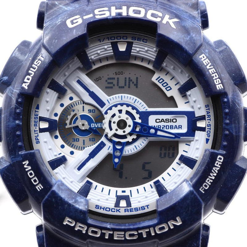 Casio G-shock Mens Analog Digital Wristwatch Japanese 20bar Blue Vintage