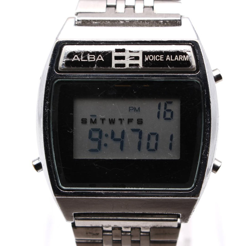 Seiko Alba Voice Alarm Vintage Japanese Wristwatch Quartz Watch Collector Item