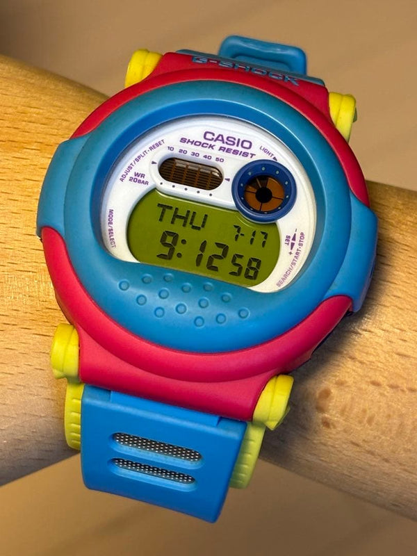 G-shock Jason G-001 Multi Crazy Color Wristwatch Japanese Vintage Digital