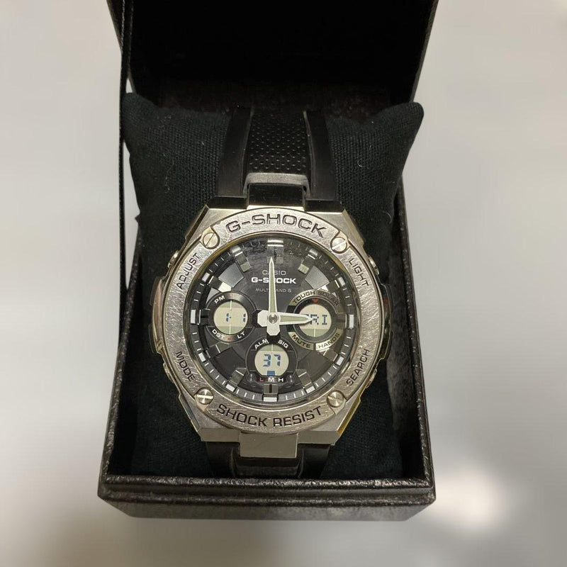 G-shock Gstw110 G-steel Mens Wristwatch Japanese Solar Atomic Analog Digital