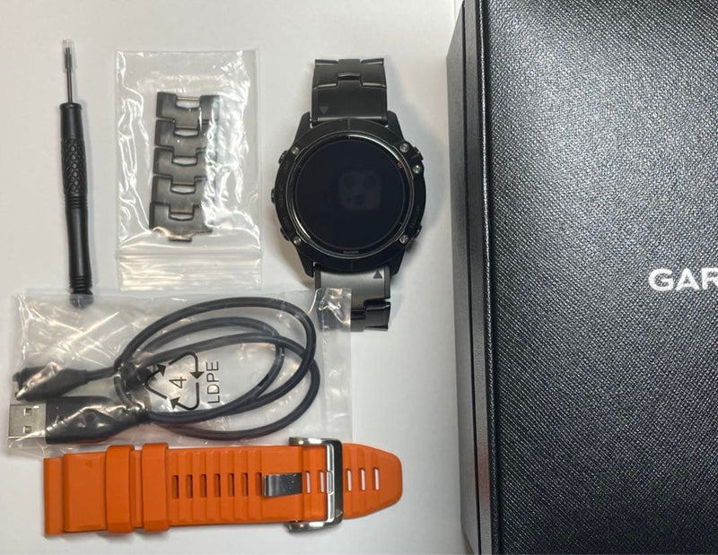 Fenix 6x Pro Dual Power Ti Black Japanese Gps Smartwatch Solar Charging Outdoor