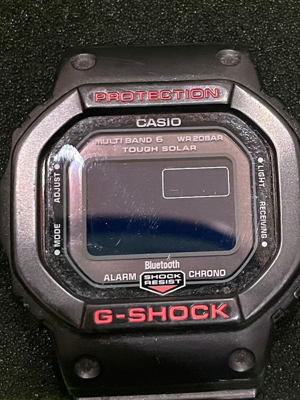 G-shock Dw-5600 Black Red Digital Wristwatch Japanese Vintage Mens Watch