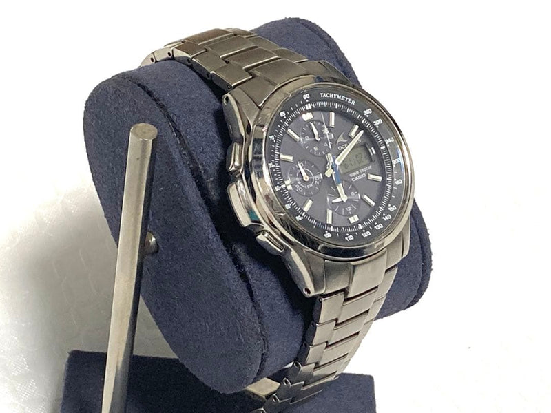 Oceanus Ocw-500tdj Radio Solar Mens Wristwatch Japanese Titanium Vintage
