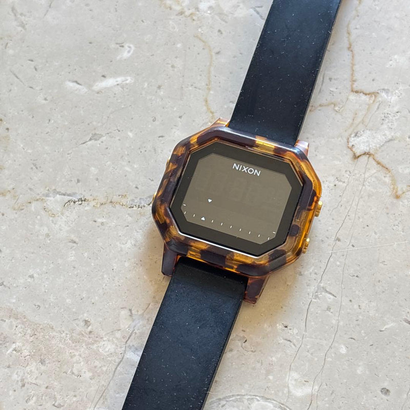 Nixon Siren Surf Watch Japanese Ladies Wristwatch Digital Water Resistant