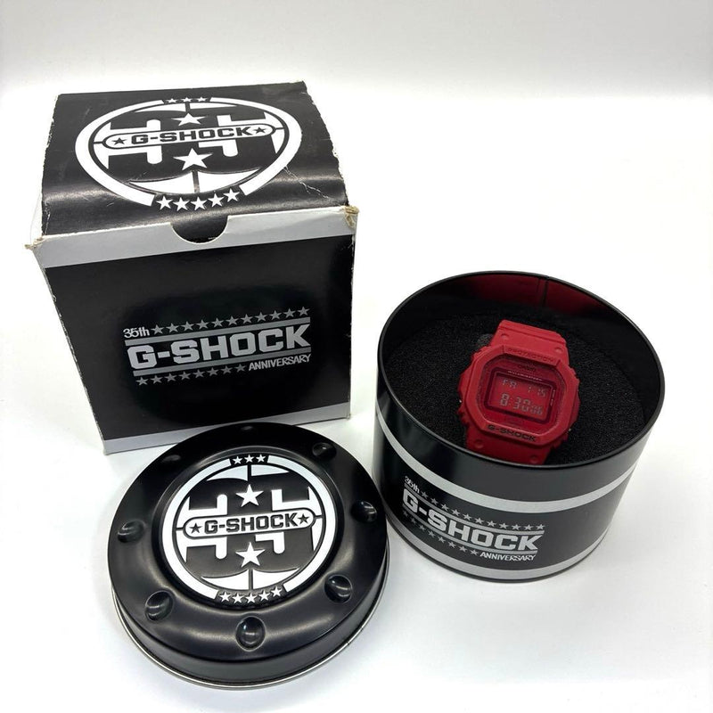 G-shock 35th Anniversary Dw-5635c-4jr Red Out  Japanese Mens Digital