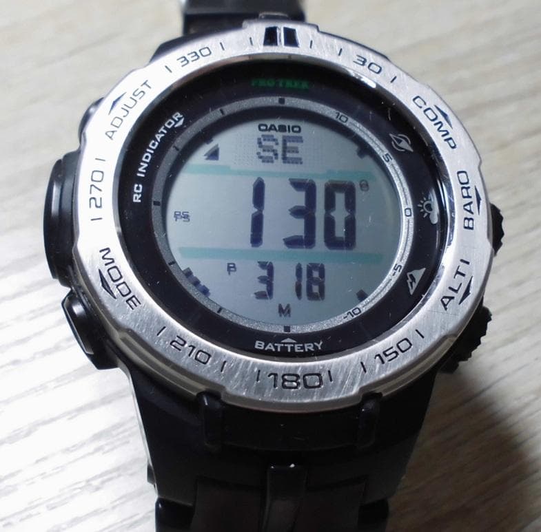 Pro Trek Prw-3100-1jf Radio Solar Mens Wristwatch Japanese Digital