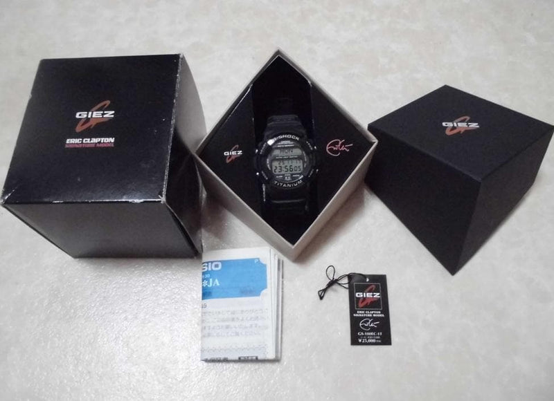 G-shock Gs-100ec Eric Clapton Vintage Japanese Quartz Wristwatch