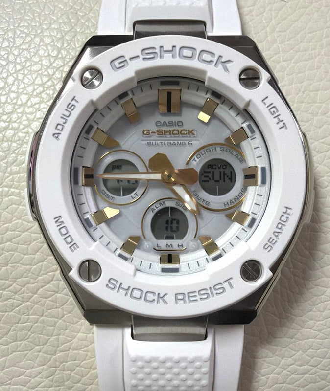 G-shock Gst-w300-7ajf Solar Radio Wave Mens Wristwatch Japanese Collector