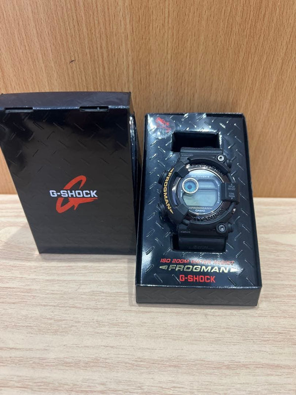 Casio G-shock Frogman Men In Black 2 Dw-8200bm-1t Japanese Vintage Digital