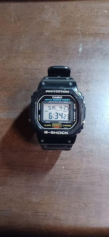 Casio G-shock 901 Dw5600 Vintage Digital Wristwatch Japanese Quartz Black Resin