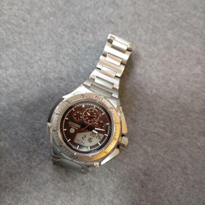 Citizen Toyota 86 Collaboration Watch Japanese Quartz Mens Wristwatch Stainless