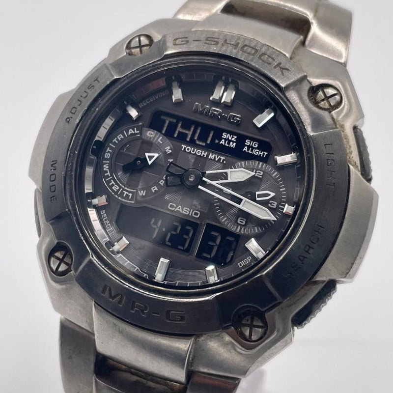 G-shock Mr-g Solar Mens Wristwatch Japanese Titanium Vintage Collector