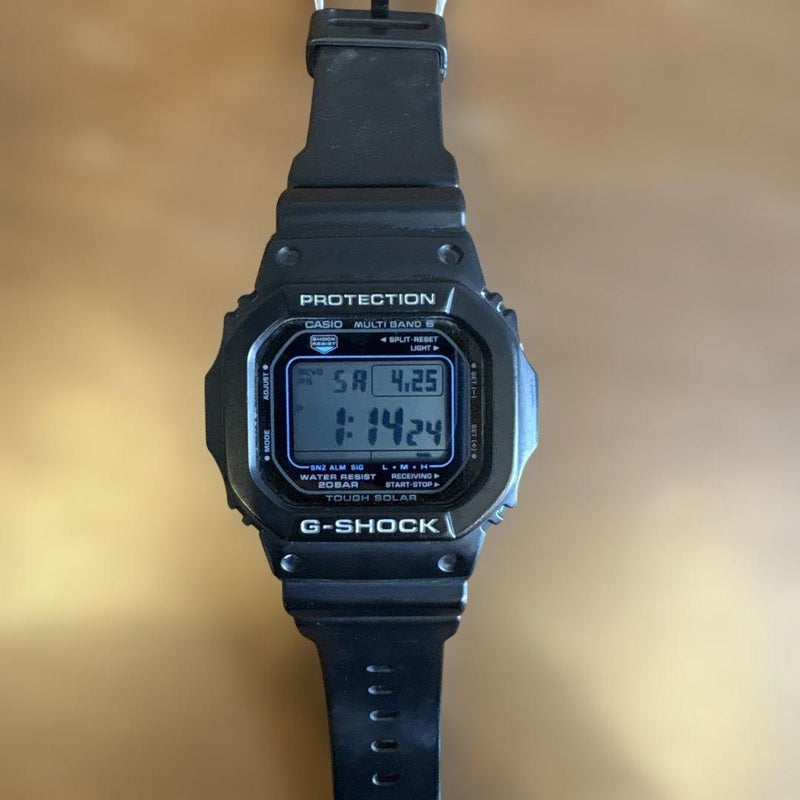 G-shock Gw-m5610u-1cjf Japanese Digital Wristwatch Solar Atomic Black Resin