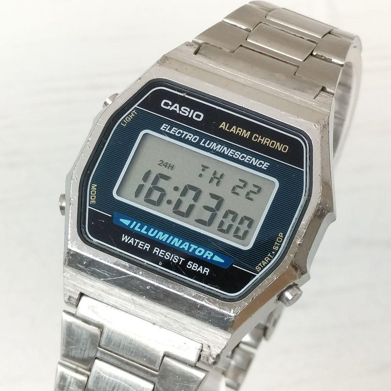 W-99 Alarm Chrono Quartz Wristwatch Japanese Vintage Digital Mens Watch