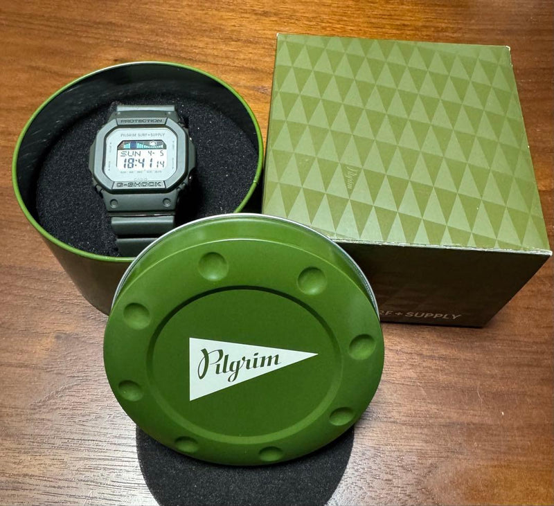 G-shock Glx-5600 Pilgrim Olive Digital Watch Japanese Vintage Quartz Shock