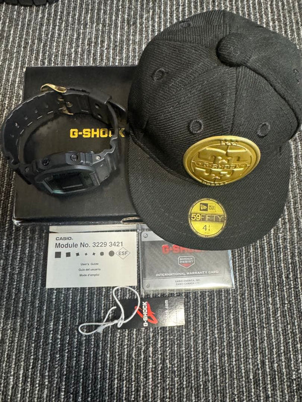 Casio G-shock Dw5600ne-1 New Era Collaboration Mens Wristwatch Japanese Vintage