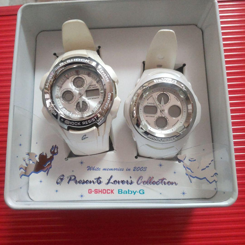 G-shock Lovers Collection 2003 Pair Watch Set Japanese Vintage Digital Quartz
