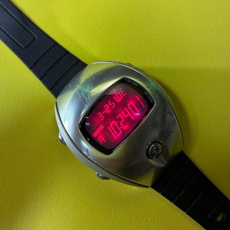 Seiko Alba Spoon Led Digital Wristwatch Japanese Vintage Rare Mens Ladies Watch