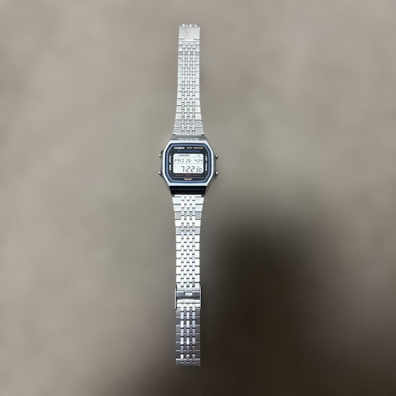 Casio Step Tracker Digital Wristwatch Japan Vintage Sports Watch Fitness