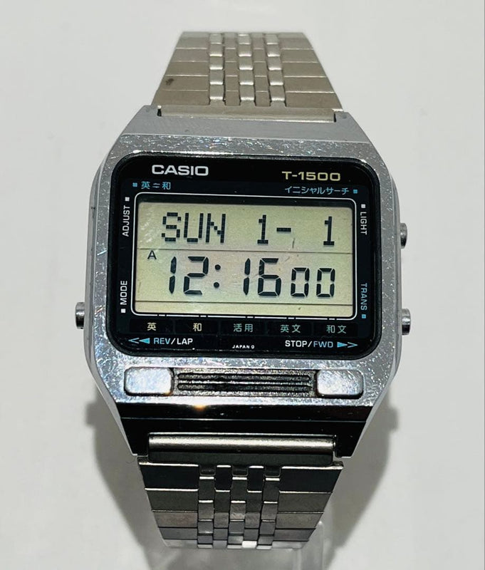 Casio English Japanese Electronic Dictionary T-1500 Working Vintage Portable