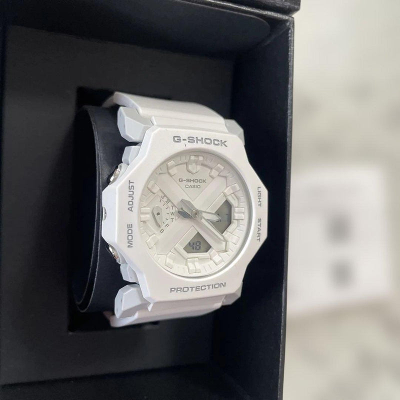G-shock Digital Wristwatch White Japanese Shock Resistant Vintage Mens Watch