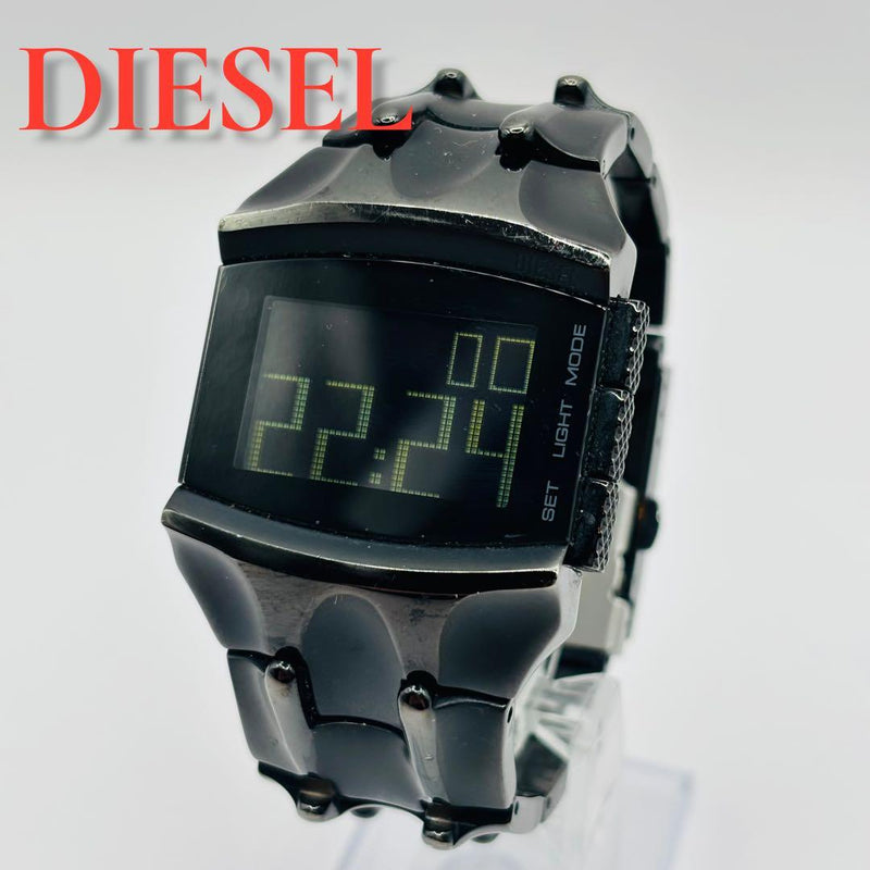 Diesel Dz2156 Mens Wristwatch Radio Wave Black Y2k Japanese Stainless Steel