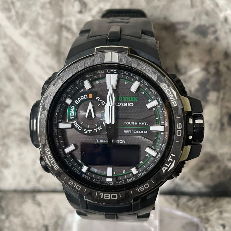 Casio Protrek Prw-6000y Radio Solar Mens Wristwatch Japanese Outdoor Sports