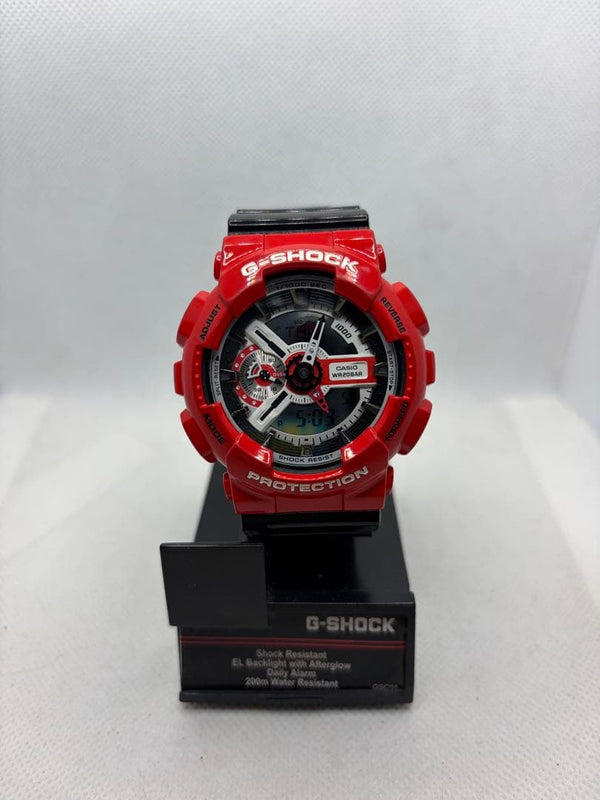 G-shock Ga-110rd Black Red Mens Wristwatch Japanese Vintage Digital Quartz Watch