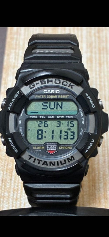 Rare Titanium G-shock First Generation Mr-g Vintage Japanese Digital Watch